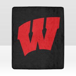 Wisconsin Blanket Lightweight Soft Microfiber Fleece