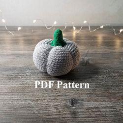 PDF Crochet pumpkin Pattern knitted pattern autumn decor Halloween pumpkin