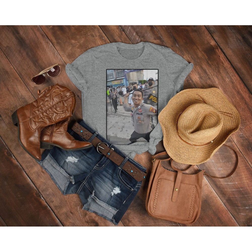 A Sweet Smile From Cops, Police Smiles Unisex Shirts, Funny Police Shirts, Possums Shirt, Opossums Meme, Eat Trash Possum Tee,Raccoon Tanuki - 5.jpg