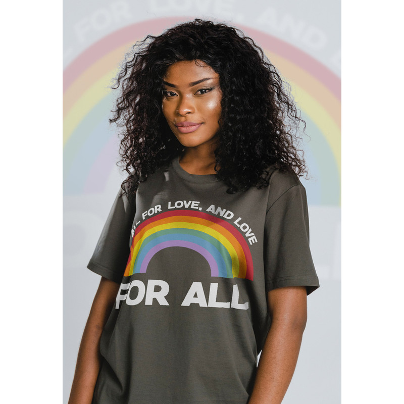 All For Love And LOve For All Unisex Shirts, PRIDE Months Shirts Human's Right, Funny LGBT T-Shirt, LGBT Gay Pride, Pride Love Symbol Shirt - 3.jpg