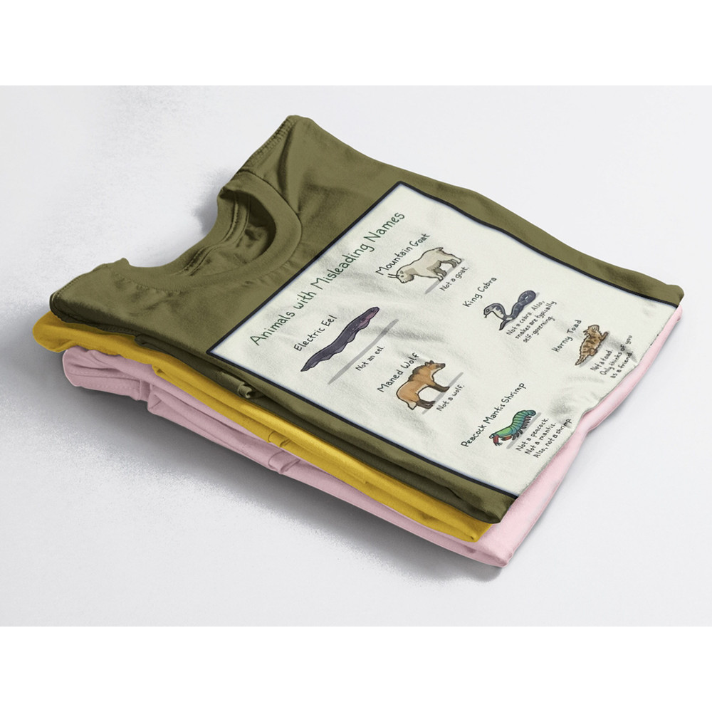 Animals With Misleading Names Funny Unisex ,Animal Lover Shirt, Be Kind Possums Shirt, Opossums Meme, Eat Trash Possum Tee, Raccoon Tanuki - 4.jpg