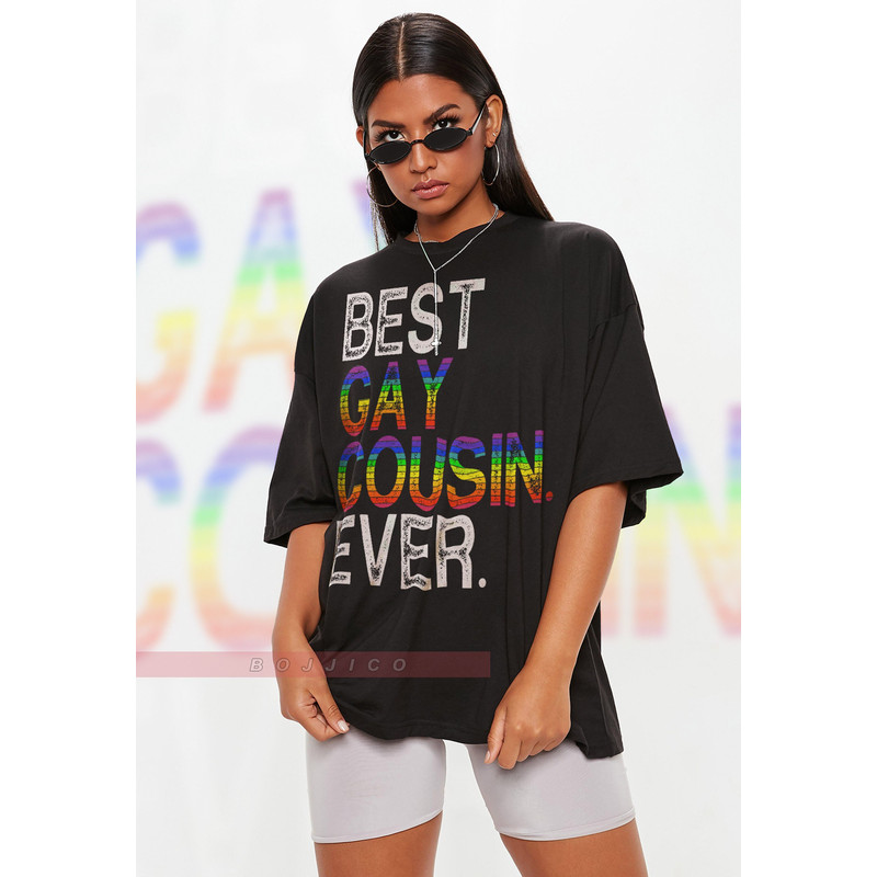 BEst Gay Cousins Ever Shirts, PRIDE Month Shirts, LGBTQ+ Queer  Unisex T-Shirt  Human's Right, Funny LGBT T-Shirt, Gay Pride Gift, Rainbow - 1.jpg
