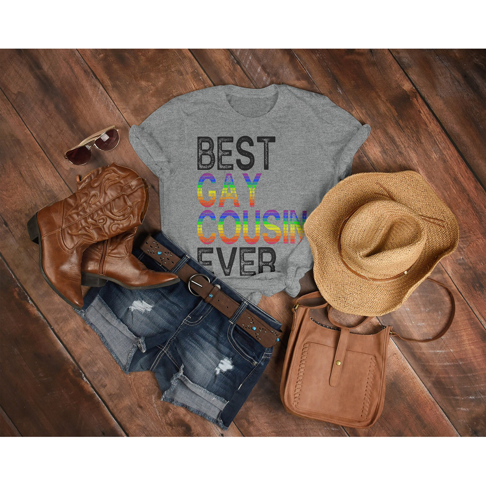 BEst Gay Cousins Ever Shirts, PRIDE Month Shirts, LGBTQ+ Queer  Unisex T-Shirt  Human's Right, Funny LGBT T-Shirt, Gay Pride Gift, Rainbow - 5.jpg