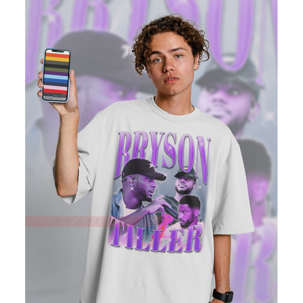 BRYSON TILLER Retro 90s Style Shirt, Bryson Tiller Tshirt, Rap Hip Hop Bryson Tees, Music Vintage Shirt, Bryson Tiller Fan Shirt Hoodie Tees - 2.jpg