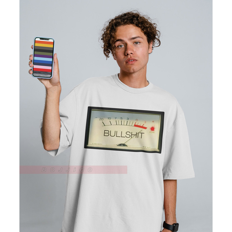 Bullshit Meter Unisex Tee, Another Day of The Same Bullshit Shirt, Funny Possums Shirt, Opossums Meme, Eat Trash Possum Tee, Raccoon Tanuki - 2.jpg