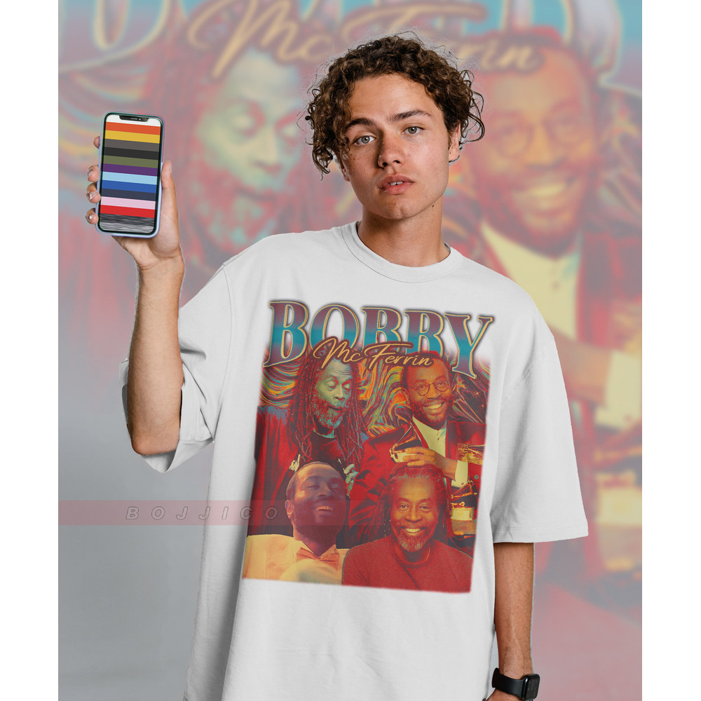CLASSICS BOBBY MCFERRIIN Unisex T-shirt - American Folk and Jazz Artist Vocalist Jazz Gift Bobby McFerriin Shirt Bobby McFeerrin Fans Gift - 2.jpg