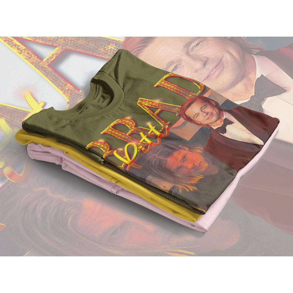 CLASSICS Brad Pitt 90s Vintage Homage Unisex T-shirt, Retro 90s Aesthetic Tees Shirt, Once Upon A Time Unisex T-Shirt - 4.jpg