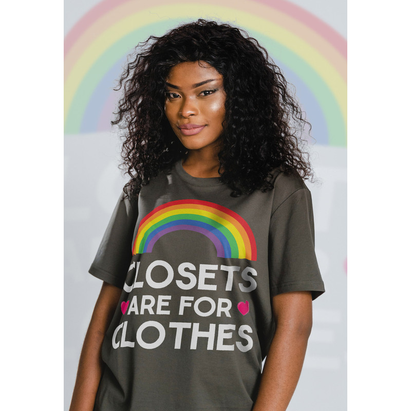 Closets Are FOr Cloths Unisex Shirts, LGBTQ+ Unisex T-Shirt Human's Right, Funny LGBT T-Shirt, Gay Pride Gift, Pride Rainbow Symbol Shirt - 3.jpg