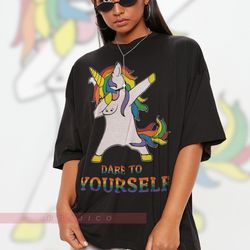 dare to be yourself unisex shirts,  pride months shirts human's right, funny lgbt t-shirt, lgbt gay pride, pride rainbow