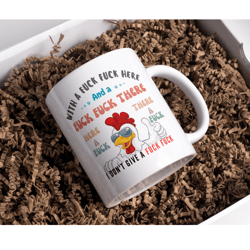 chicken coffee mug - ceramic funny coffee mug - coffee mugs chicken present