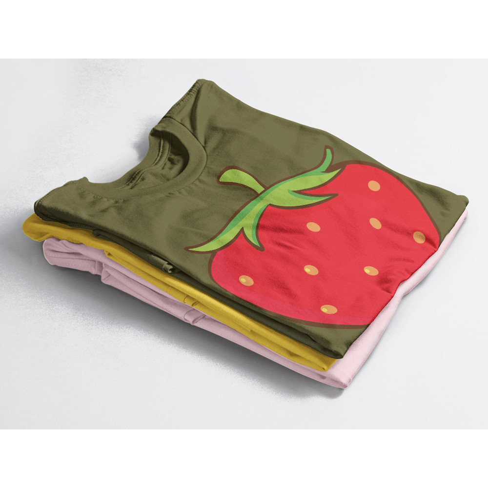 FRESH Unisex Strawberry Shirt, Springtime Tee, Strawberry Graphic Tee for Women, Cute Strawberry Shirt, Fruit Tee, Strawberry T Shirt - 4.jpg