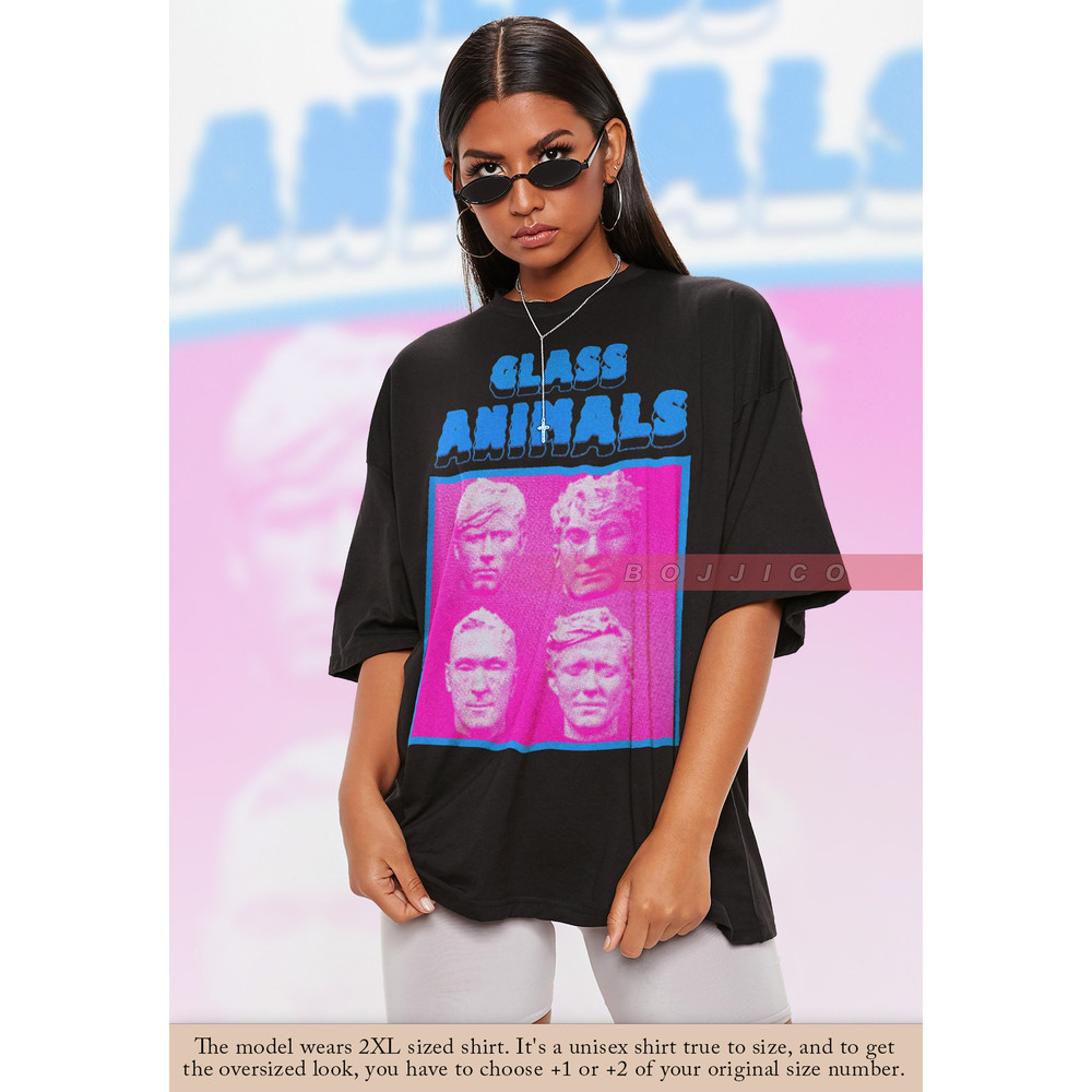 GLASS ANIMALS Heat Waves Shirt Glass Animals AlternativeIndie Tshirt, Dave Bayley Fan Tees, Glass Animals Retro 90s Sweater, Glass Animals - 1.jpg