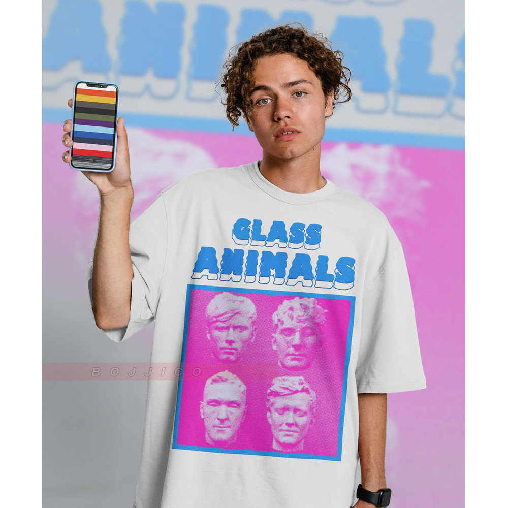 GLASS ANIMALS Heat Waves Shirt Glass Animals AlternativeIndie Tshirt, Dave Bayley Fan Tees, Glass Animals Retro 90s Sweater, Glass Animals - 2.jpg