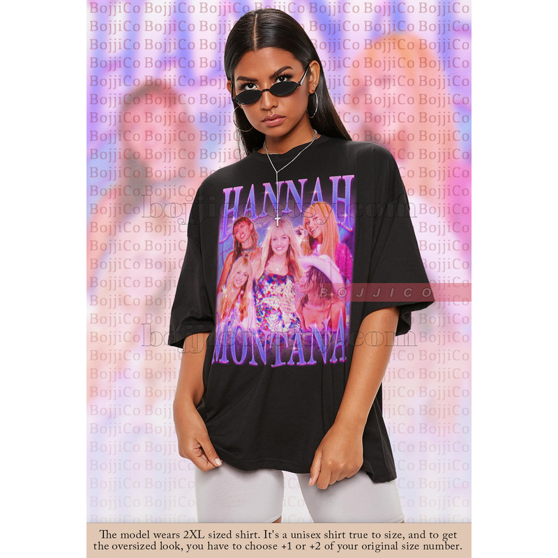 HANNAH MONTANA Shirt, Hannah Montana Fan Tees, Hannah Montana Homage Tshirt, Hannah Montana Retro 90s Sweater, Hannah Montana Merch Gift - 1.jpg