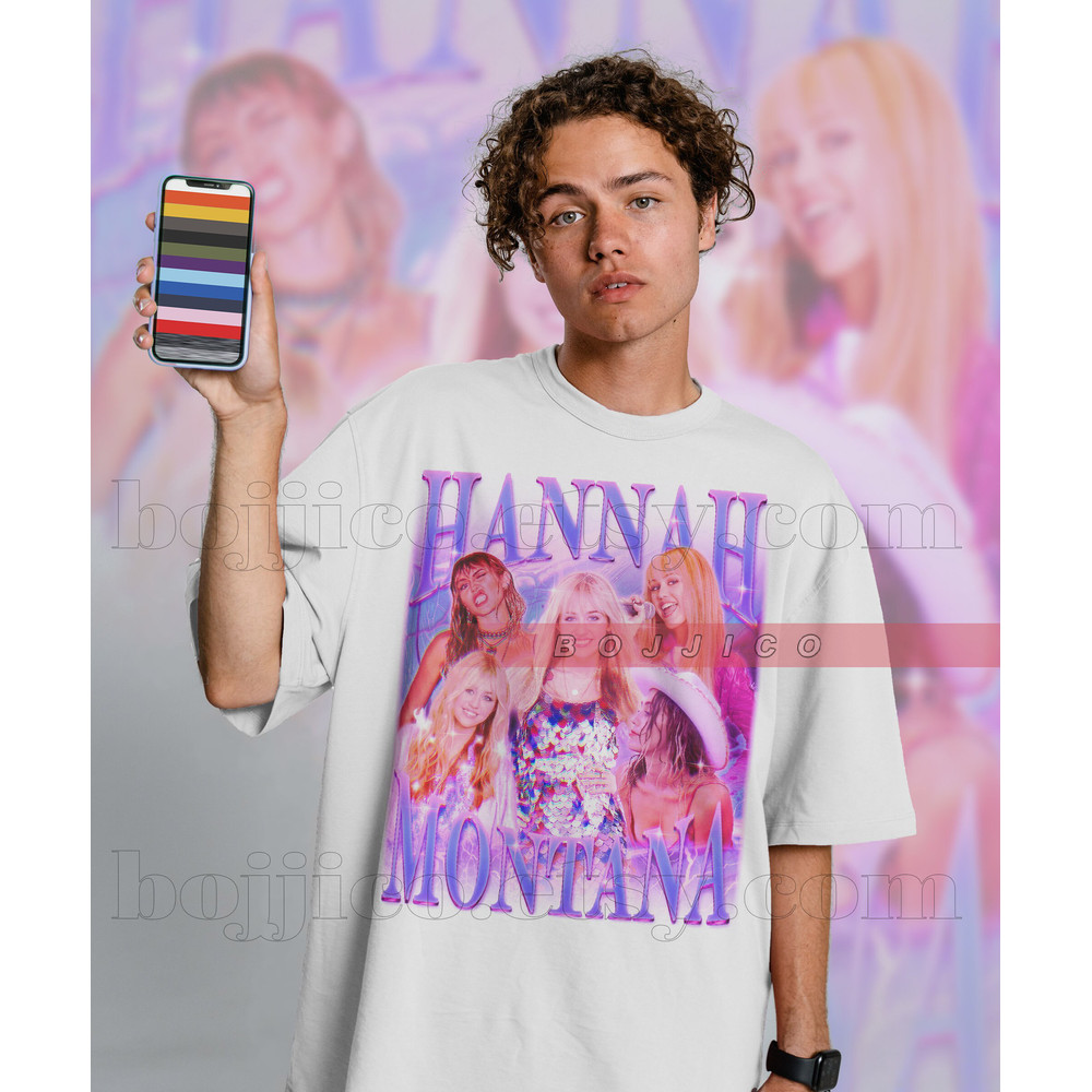 HANNAH MONTANA Shirt, Hannah Montana Fan Tees, Hannah Montana Homage Tshirt, Hannah Montana Retro 90s Sweater, Hannah Montana Merch Gift - 2.jpg