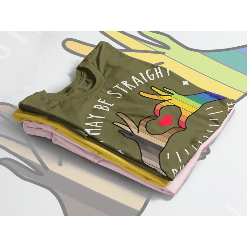 I May Be Straight But I Dont Hate Unisex Shirts, Human's Right, Funny LGBT T-Shirt, LGBT Gay Pride, Pride Rainbow Love Symbol Shirt - 4.jpg