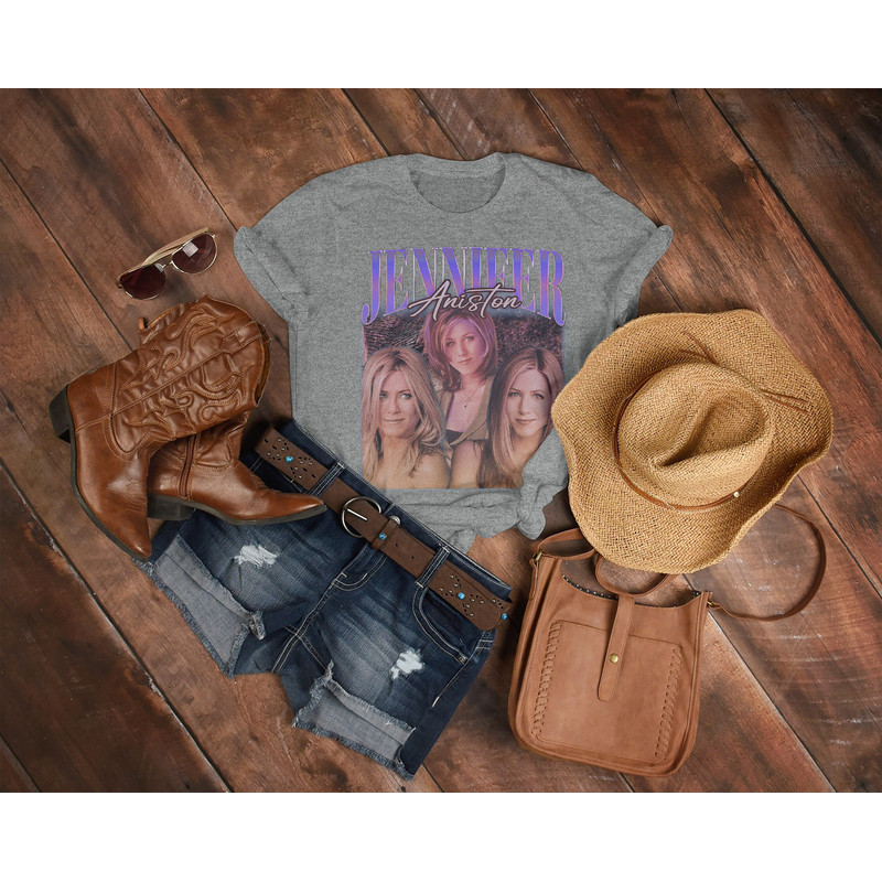 JENNIFER ANISTON VINTAGE Retro Unisex Shirt & Tees Jennifer Aniston, Courteney Cox, Lisa Kudrow, Matt LeBlanc, David Schwimmer Shirt - 5.jpg