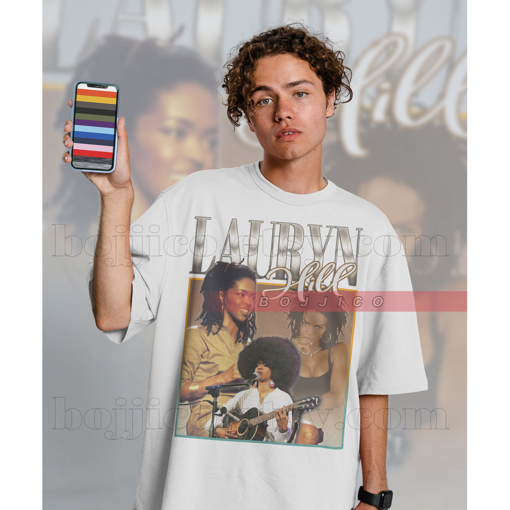 LAURYN HILL Vintage Shirt  Lauryn Noelle Hill Homage Tshirt  Lauryn Hill Rapp Tees  Lauryn Hill Retro 90s Sweater  Lauryn Hill Gift - 2.jpg
