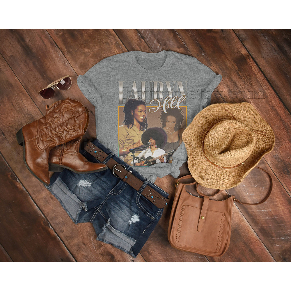 LAURYN HILL Vintage Shirt  Lauryn Noelle Hill Homage Tshirt  Lauryn Hill Rapp Tees  Lauryn Hill Retro 90s Sweater  Lauryn Hill Gift - 5.jpg
