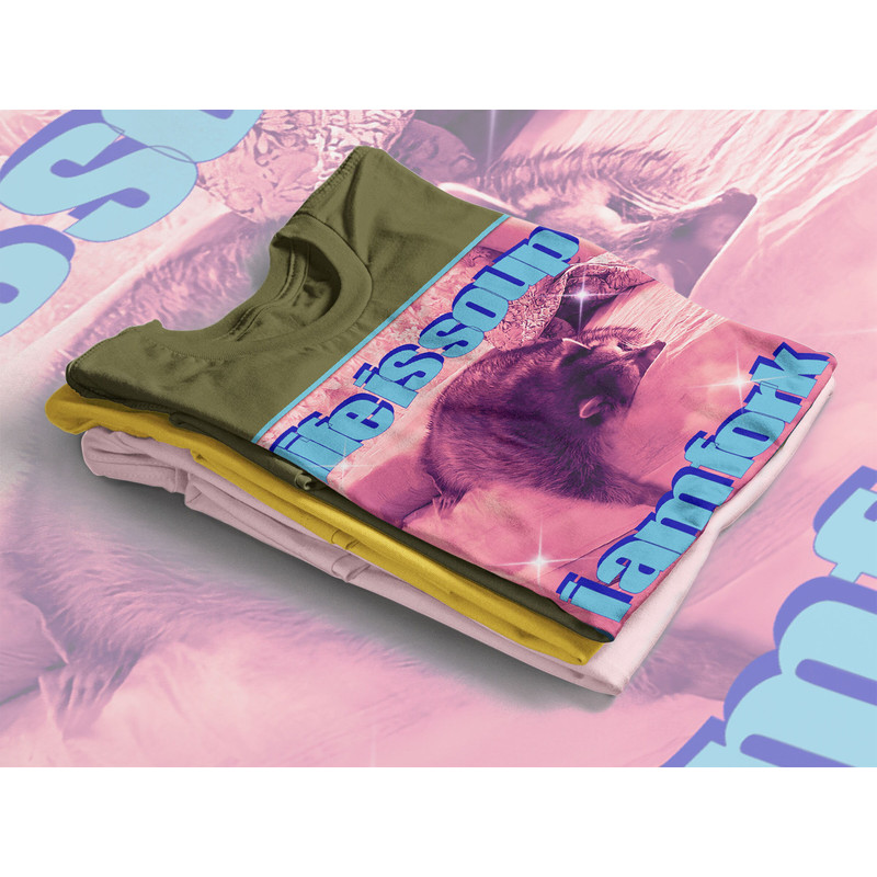 Life Is Soup I Am Fork Raccoon Meme, Opossums Lover Shirt, Possums Shirt, Opossums Meme, Eat Trash Possum Tee, Raccoon Tanuki Shirt - 4.jpg