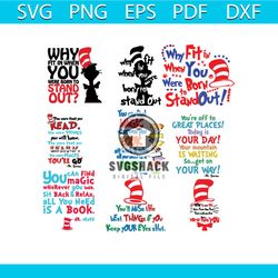 dr seuss bundle svg, dr seuss svg, seuss svg, dr seuss gifts, dr seuss shirt, cat in the hat svg, thing 1 thing 2 svg, d