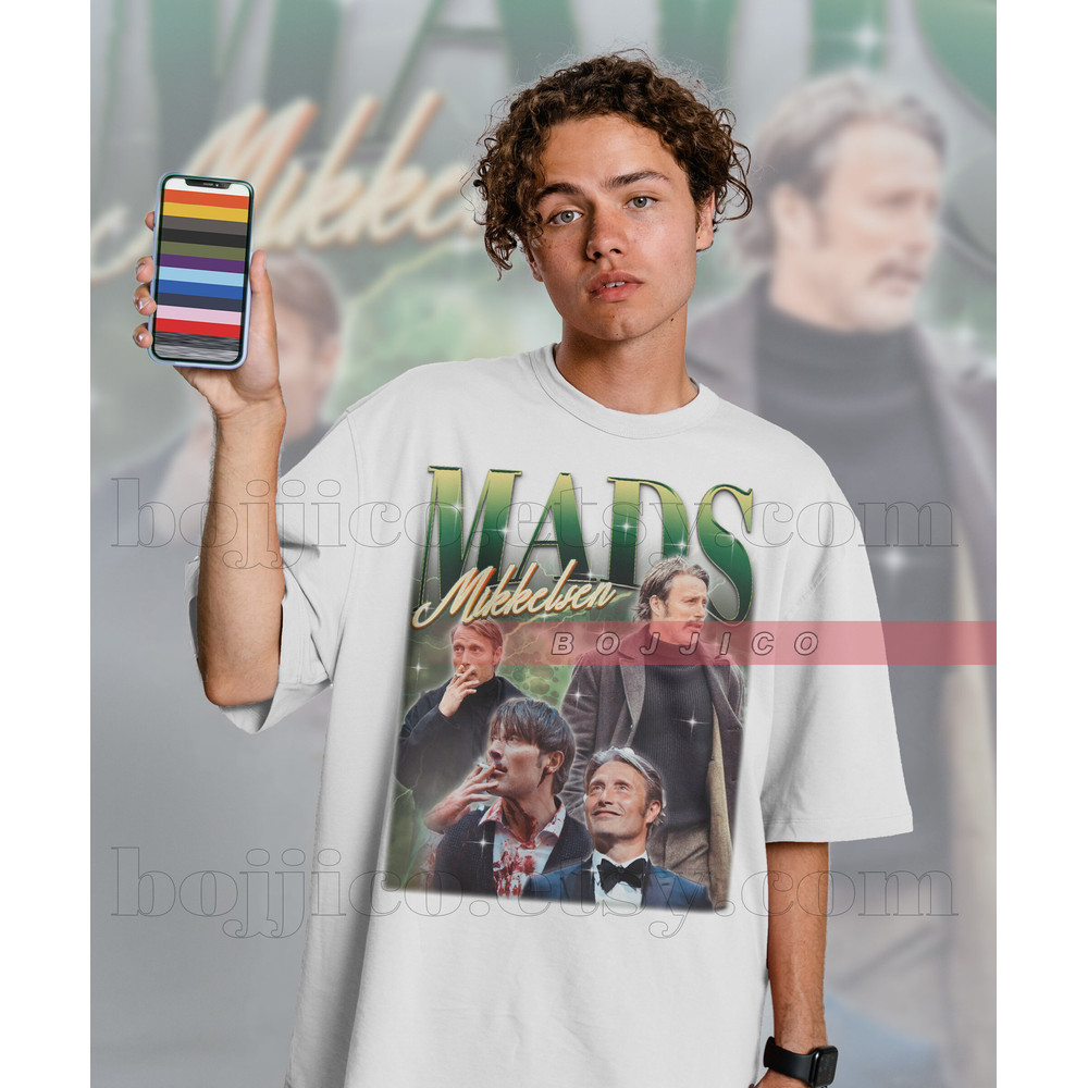 Mads Mikkelsen Shirt, Vintage Hannibal Lecter, Hannibal Shirt, Mads Mikkelsen Tshirt, Mads Mikkelsen Sweatshirt, Mads Mikkelsen Tees - 2.jpg