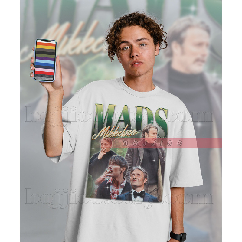Mads Mikkelsen Shirt, Vintage Hannibal Lecter, Hannibal Shirt, Mads Mikkelsen Tshirt, Mads Mikkelsen Sweatshirt, Mads Mikkelsen Tees - 2.jpg