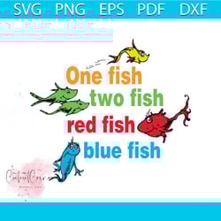 one fish two fish svg, dr seuss svg, seuss svg, dr seuss gifts, dr seuss shirt, cat in the hat svg, thing 1 thing 2 svg,