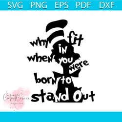 why fit in svg, dr seuss svg, seuss svg, dr seuss gifts, dr seuss shirt, cat in the hat svg, thing 1 thing 2 svg, dr seu