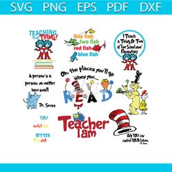 dr seuss bundle svg, dr seuss svg, seuss svg, dr seuss gifts, dr seuss shirt, cat in the hat svg, thing 1 thing 2 svg, d