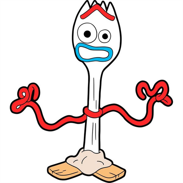 QualityPerfectionUS Digital Download - Toy Story Forky - PNG
