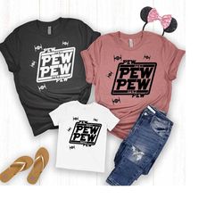 pew pew pew star wars disney shirt, disneylirtand shirt, disney family vacation t shirt, mickey minnie tee, magic kingd