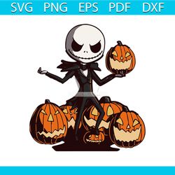 jack skellington the pumpkin king svg the nightmare before christmas