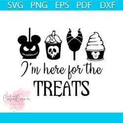 i'm here for the treats svg, disney treats svg, disney halloween svg, disney svg, halloween svg, disney halloween shirt,