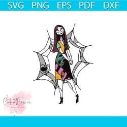 sally the nightmare before christmas svg, clipart, jack skellington, jack and sally halloween svg, halloween svg, cricut