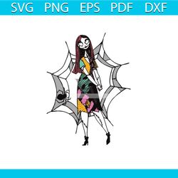 sally the nightmare before christmas svg, clipart, jack skellington, jack and sally halloween svg, halloween svg, cricut