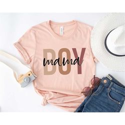 boy mama shirt mother of a boy shirt cute boy mama t-shirt gift idea for mom of boys boy mama gift shirt minimalist boy