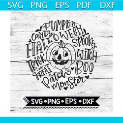 halloween svg, pumpkin svg, witch svg, cricut file, svg