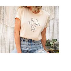 middle finger uterus tshirt | feminist shirt | protect roe vs. wade shirt | roe 1973 vintage retro shirt | pro choice fe