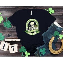 dead inside but feeling lucky shirt, feeling lucky shirt, clover shirt, irish shirt, st patty's shirt, shamrock shirt, s