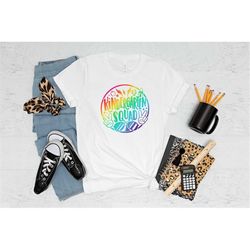 kindergarten squad school shirt, 2nd grade shirt, kindergarten shirt, preschool shirt, back to school shirt, kindergarte