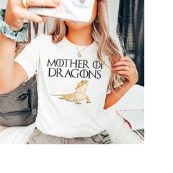 bearded dragon shirt, mother of dragon pet reptile lover tee beardie mom t-shirt funny lizard tshirt pogona bearded drag
