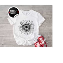 sunflower, sunflower shirt, floral tee shirt, flower shirt,garden shirt, womens fall shirt, sunflower tshirt sunflower s