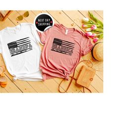 personalized grandpa t-shirt - flag &grandkids names,shirt for grandparents,grandpa's birthday, father's day gift for gr