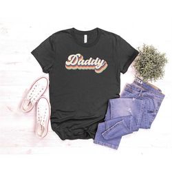 daddy retro t-shirt, fathers day gift, cool daddy shirt, daddy birthday tee, gift for new daddy shirt, gift for best dad