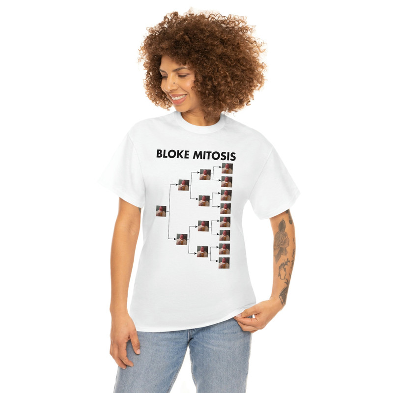 Bloke Mitosis funny meme T-shirt - 3.jpg