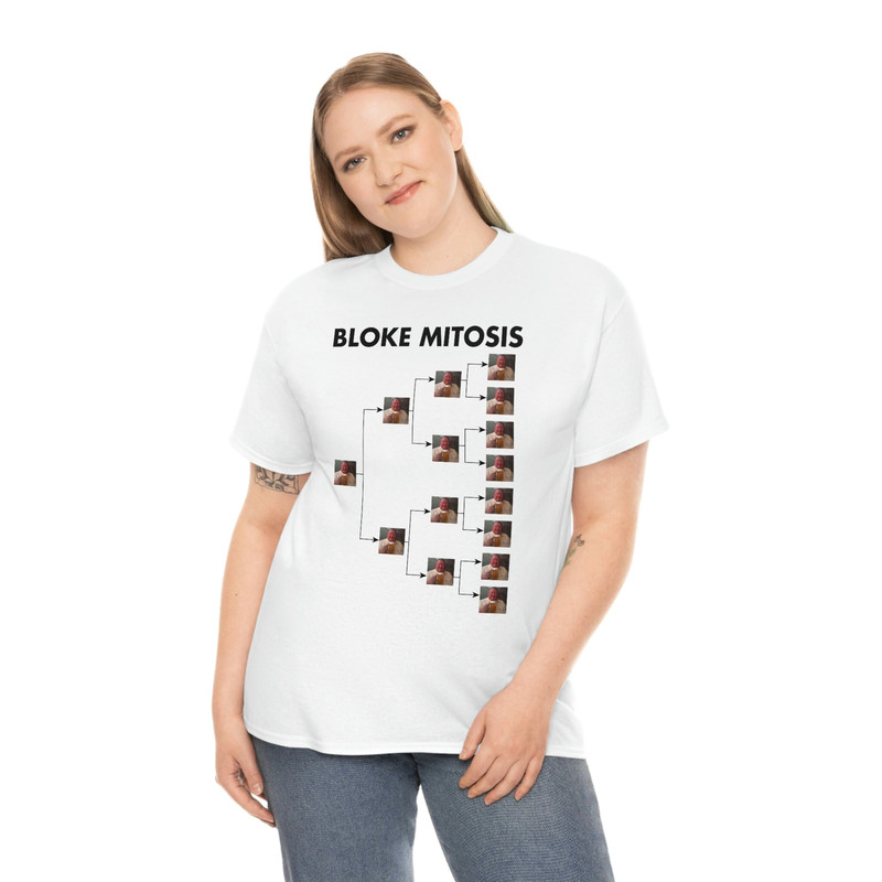 Bloke Mitosis funny meme T-shirt - 4.jpg