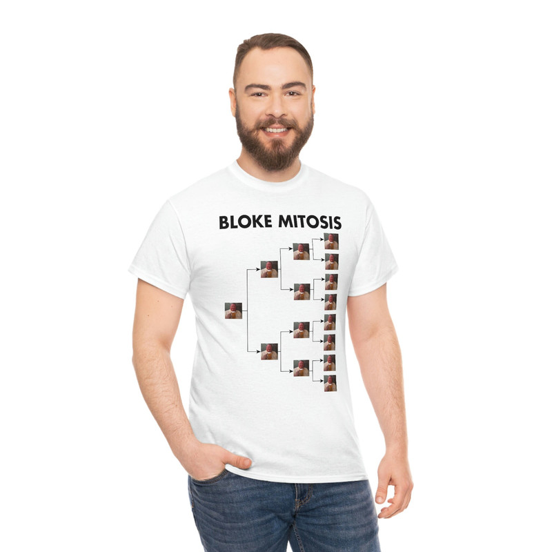 Bloke Mitosis funny meme T-shirt - 5.jpg