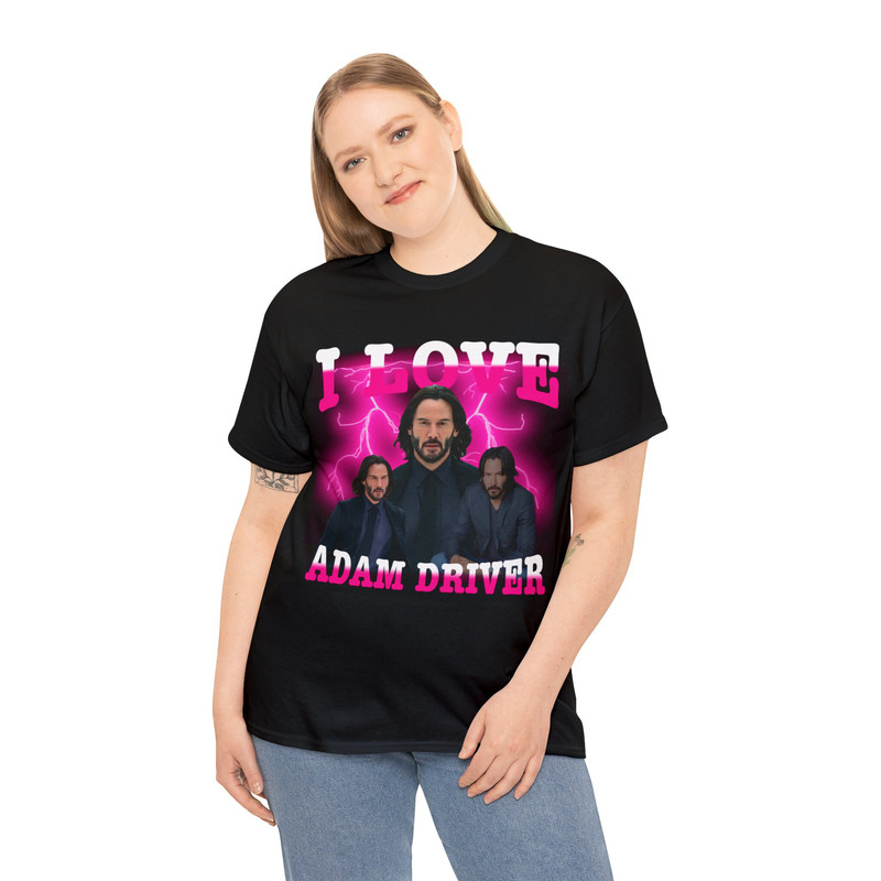 I Love Adam Driver Keanu Reeves Shirt, Funny Meme Vintage Graphic Tee - 4.jpg