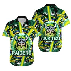 (custom personalised)raiders hawaiian shirt special aboriginal th4